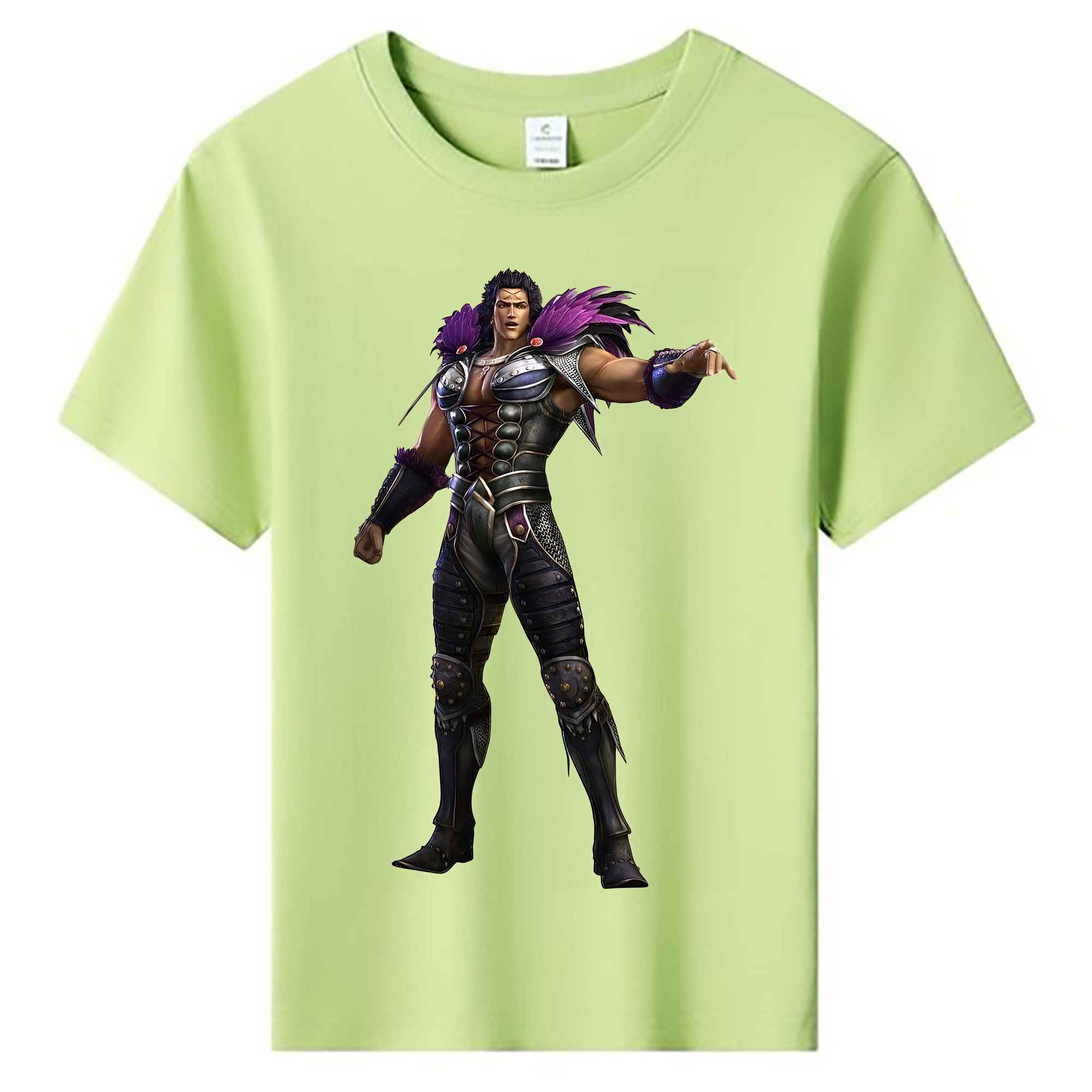 （画像用） 北斗の拳 Fist of the North Star 綿100％キッズTシャツ（フロントプリント）